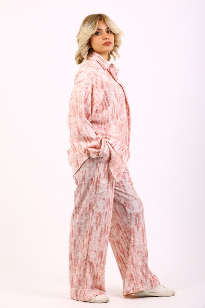Cloud Printed Wide-Leg Pants - Image 5