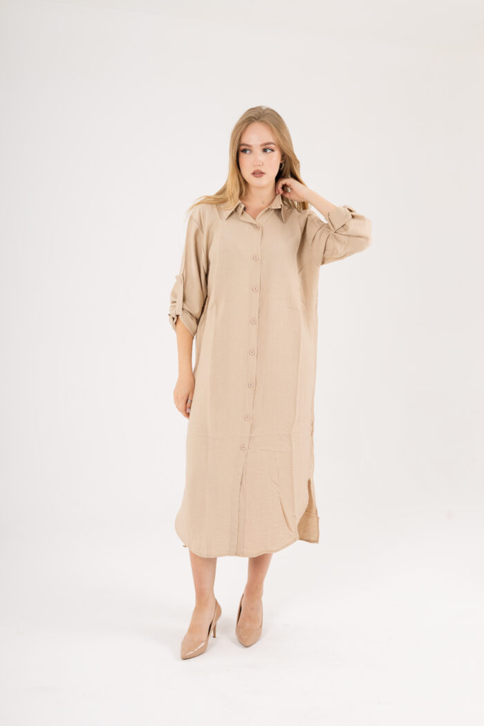 Long Shirt Dress linen - Image 26