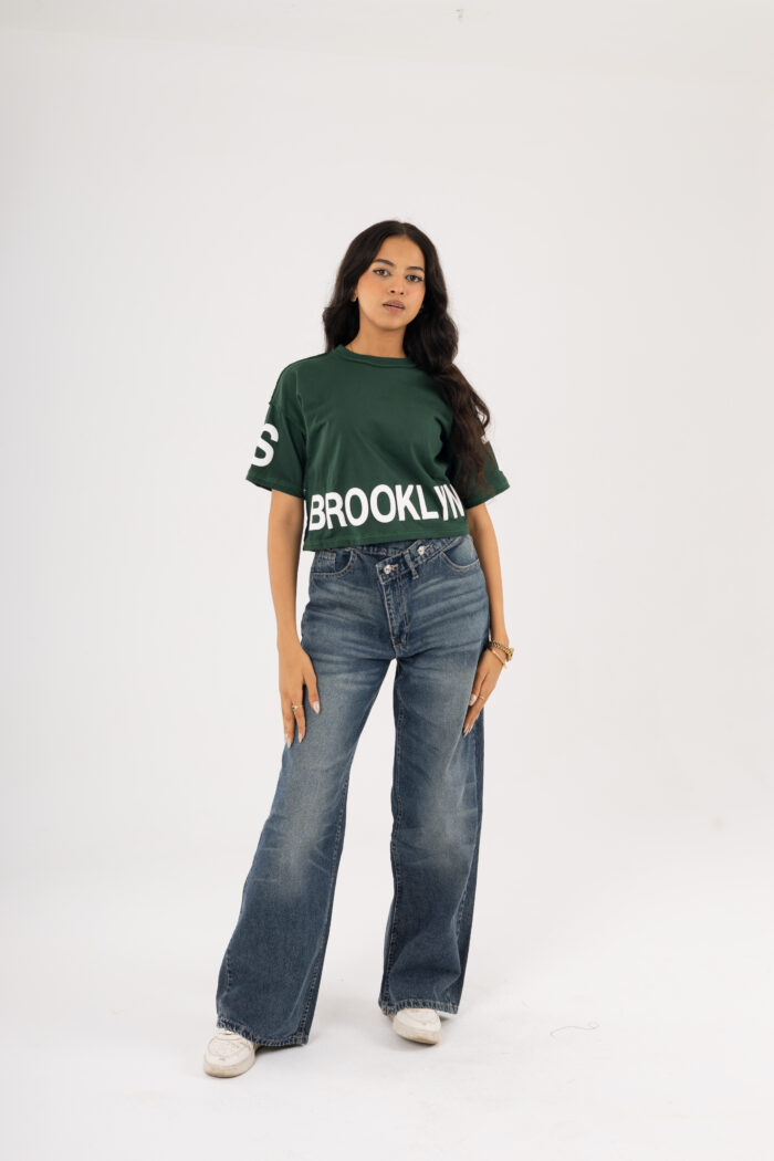 Brooklyn Vibes – Printed Crop T-shirt - Image 23