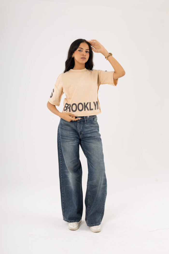 Brooklyn Vibes – Printed Crop T-shirt - Image 21