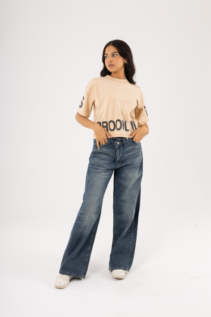 Brooklyn Vibes – Printed Crop T-shirt - Image 20