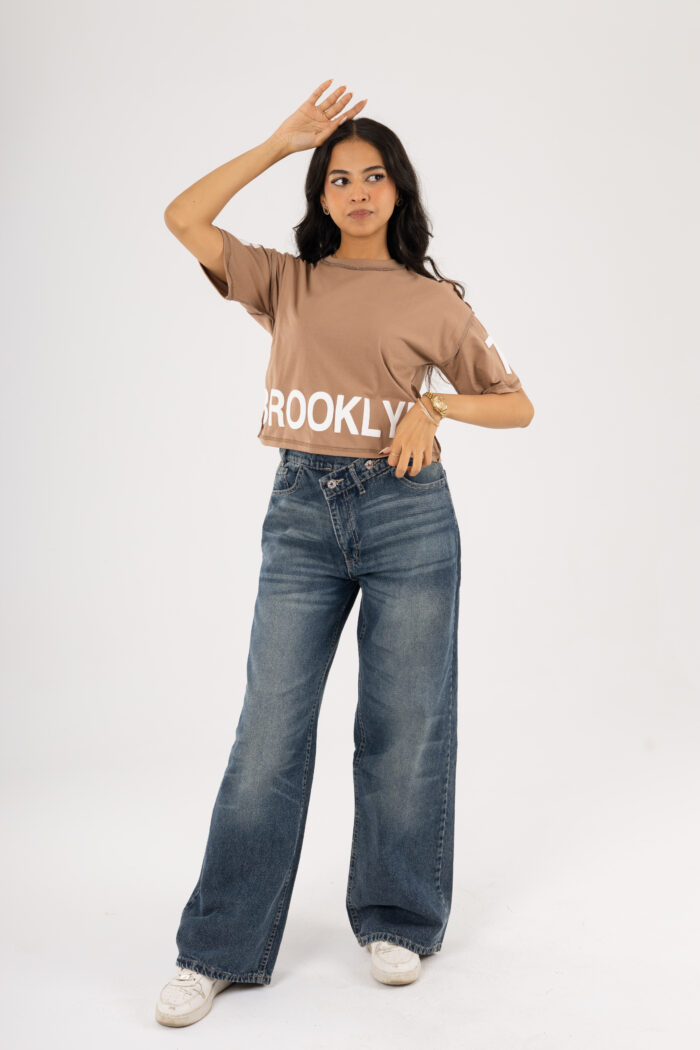 Brooklyn Vibes – Printed Crop T-shirt - Image 13