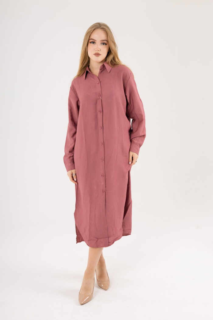 Long Shirt Dress linen - Image 22