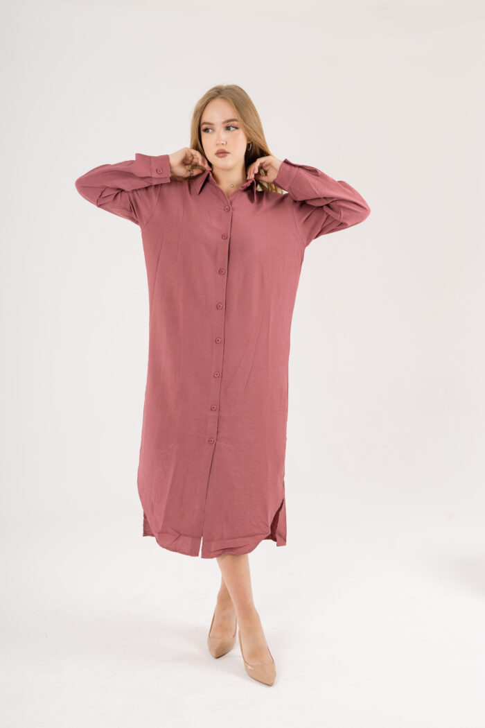 Long Shirt Dress linen - Image 21