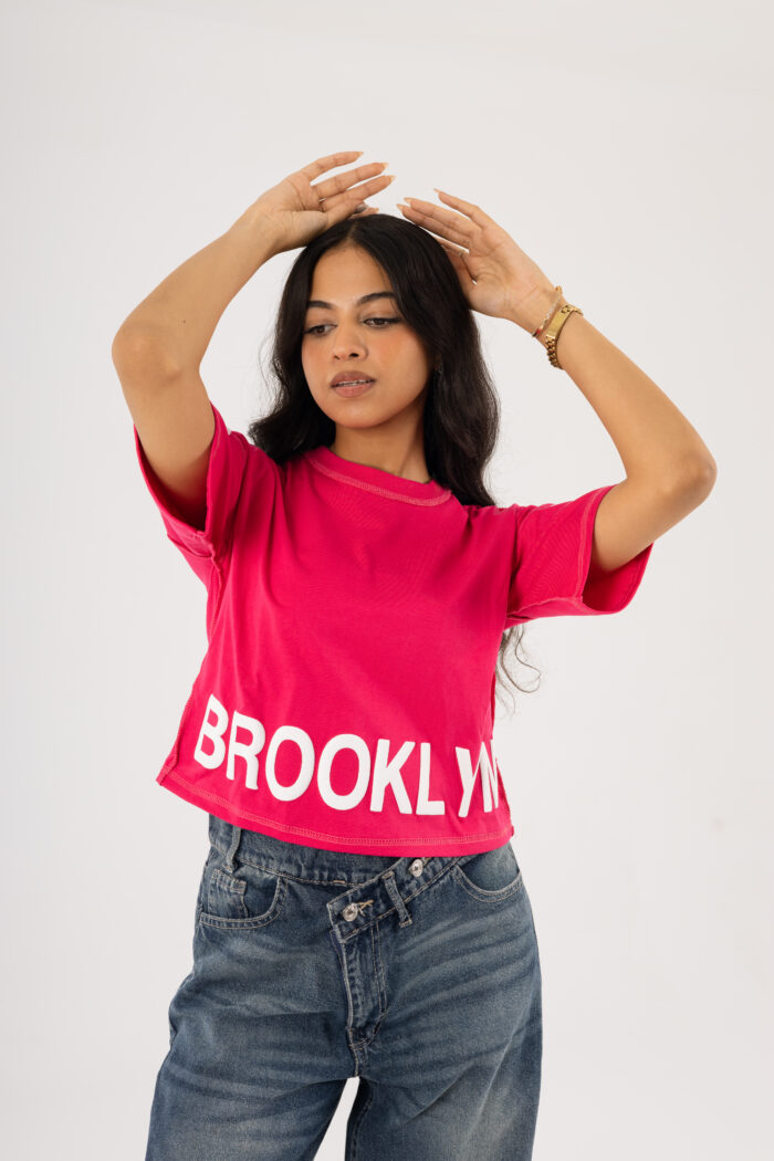 Brooklyn Vibes – Printed Crop T-shirt - Image 6