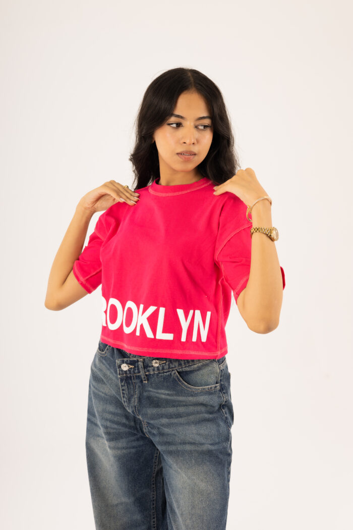 Brooklyn Vibes – Printed Crop T-shirt - Image 8