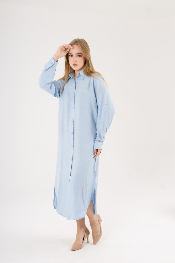 Long Shirt Dress linen - Image 18