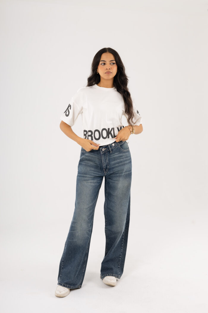 Brooklyn Vibes – Printed Crop T-shirt - Image 9