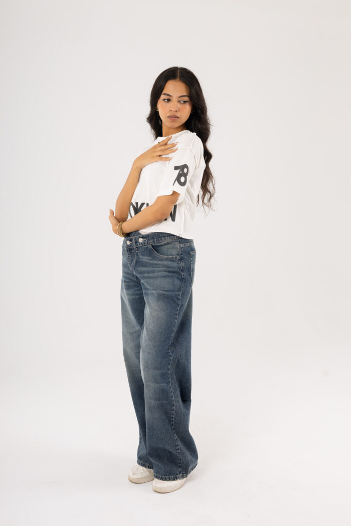 Brooklyn Vibes – Printed Crop T-shirt - Image 4