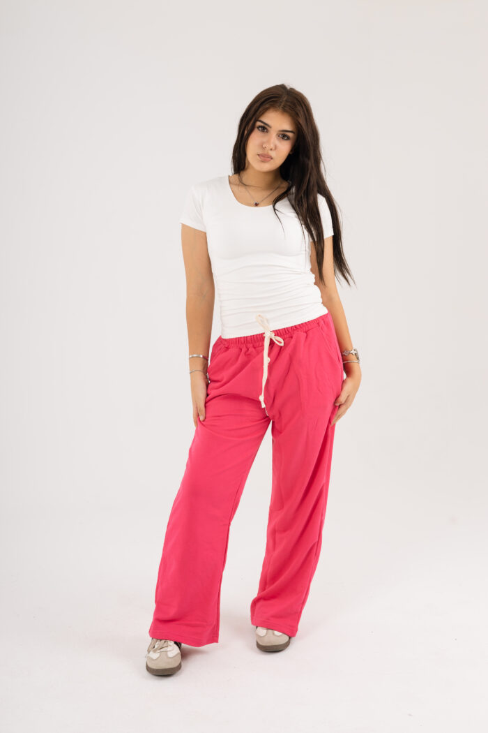 Wide-Leg Basic Sweatpants - Image 14