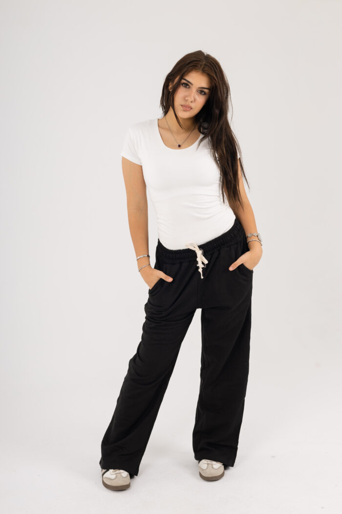 Wide-Leg Basic Sweatpants - Image 17