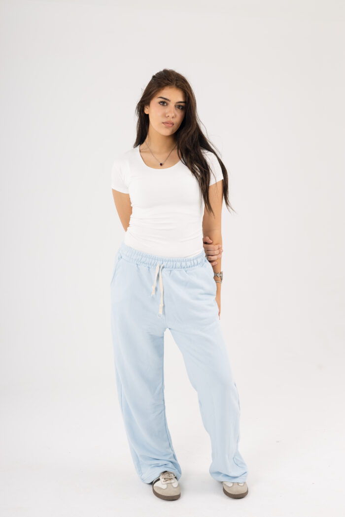 Wide-Leg Basic Sweatpants - Image 21