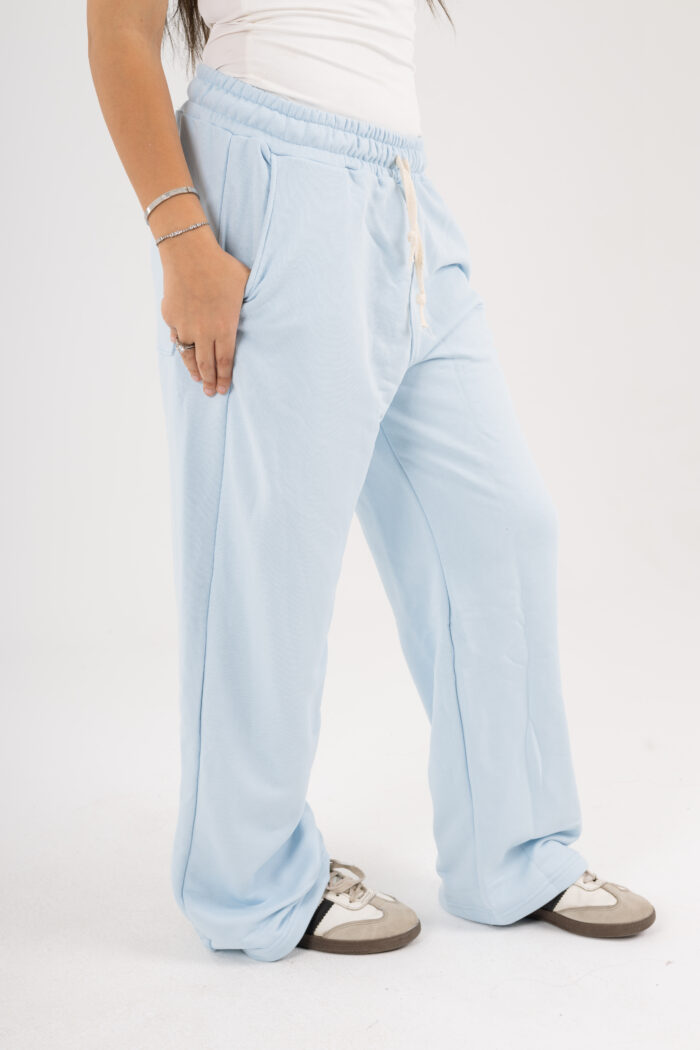 Wide-Leg Basic Sweatpants - Image 20