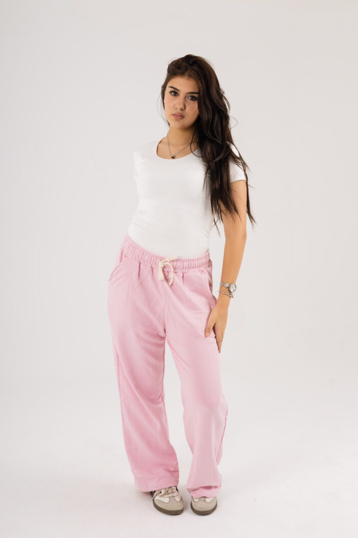Wide-Leg Basic Sweatpants - Image 26