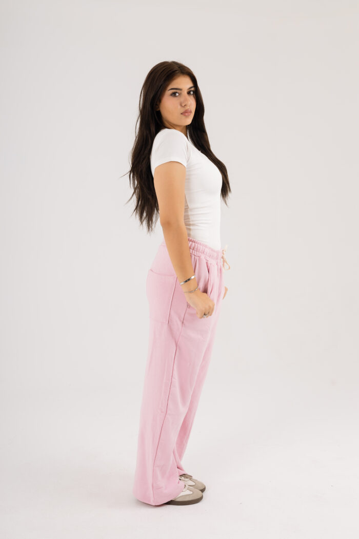 Wide-Leg Basic Sweatpants - Image 27