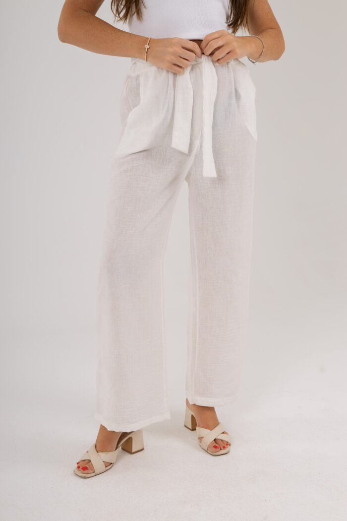 Boho Linen Trousers - Image 6