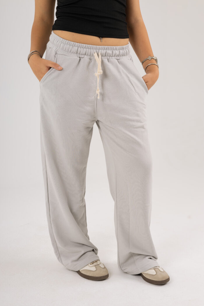 Wide-Leg Basic Sweatpants - Image 7