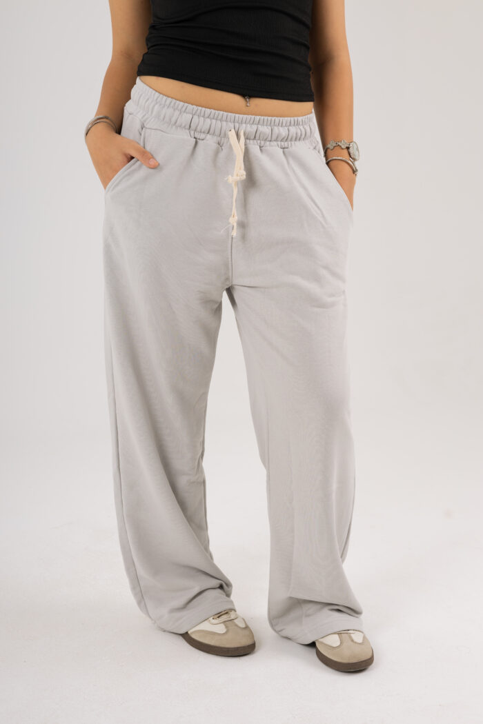 Wide-Leg Basic Sweatpants - Image 8