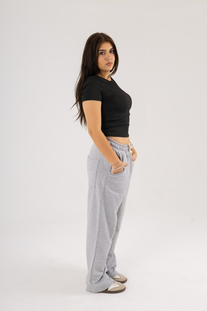 Wide-Leg Basic Sweatpants - Image 32