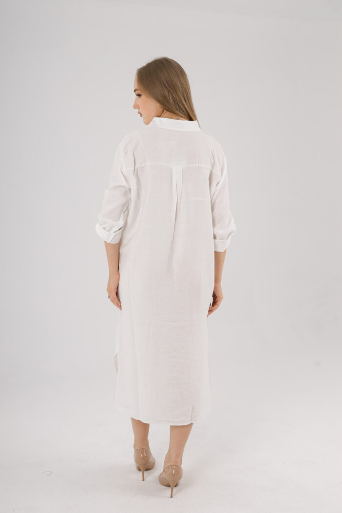 Long Shirt Dress linen - Image 11
