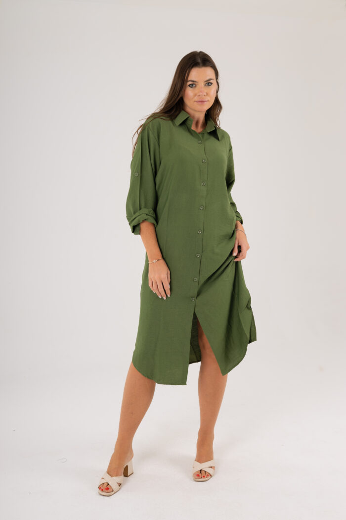 Long Shirt Dress linen - Image 10