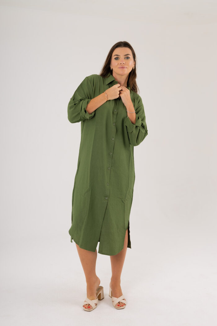 Long Shirt Dress linen - Image 9