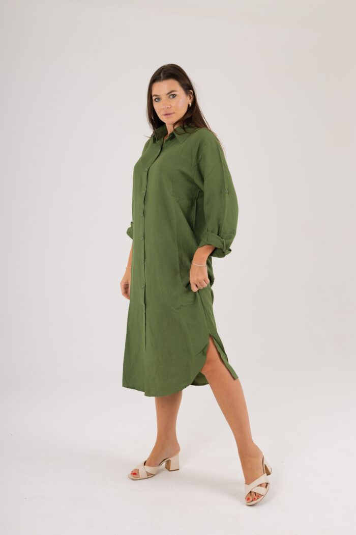 Long Shirt Dress linen - Image 7
