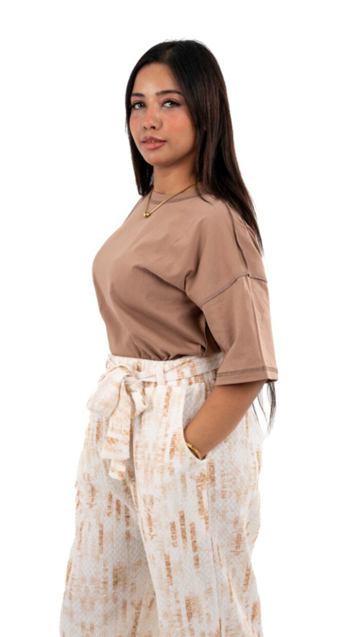 Cloud Printed Wide-Leg Pants - Image 14