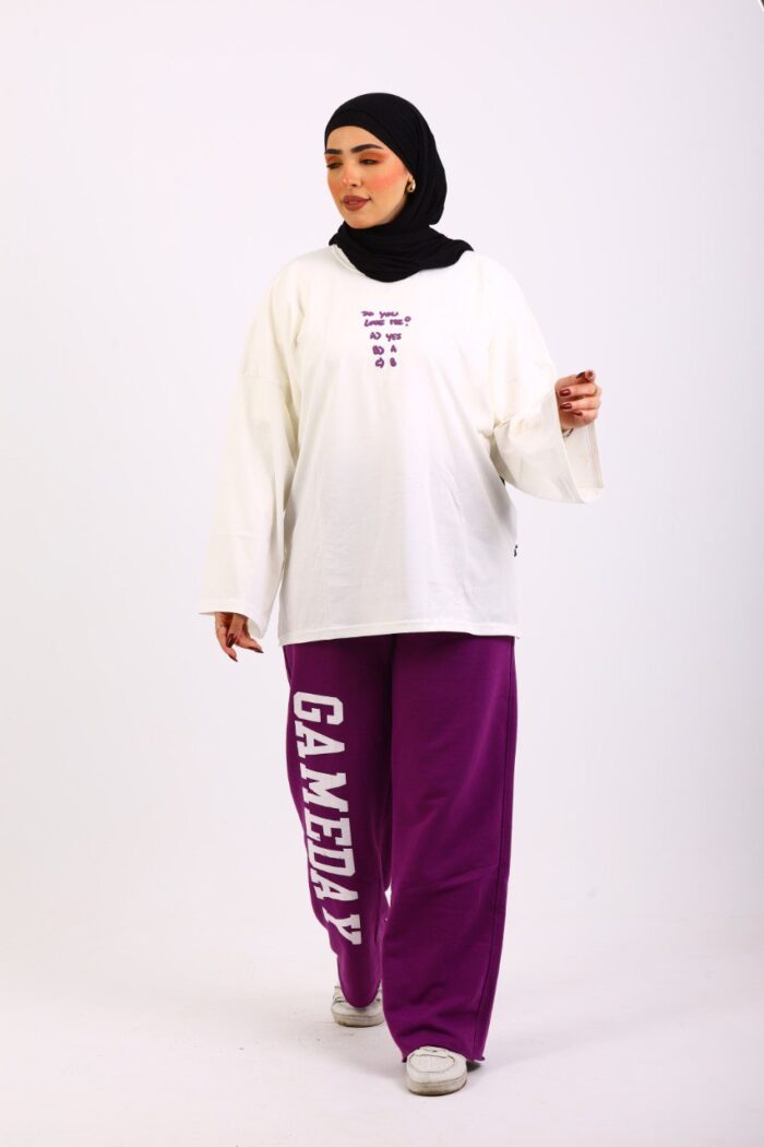 Wide Leg Gameday Sweatpants - Image 3