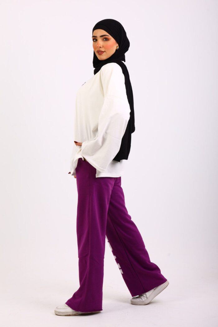 Wide Leg Gameday Sweatpants - Image 4