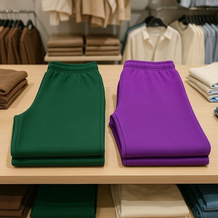 Wide-Leg Basic Sweatpants - Image 5