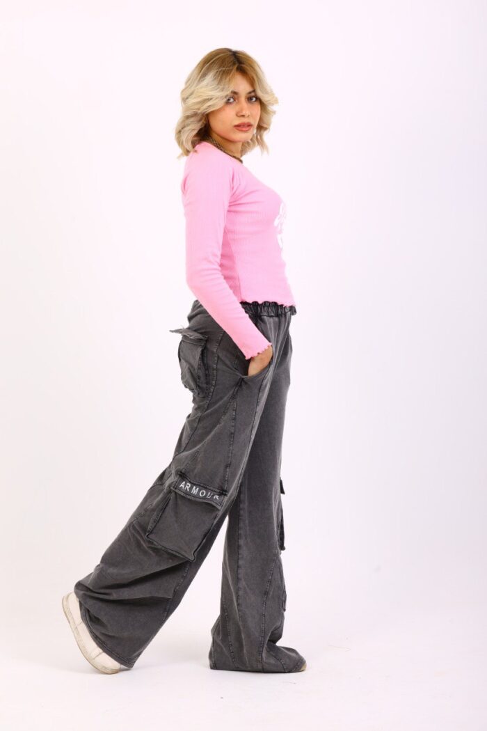 bagy wide leg washed sweatpant - Image 2