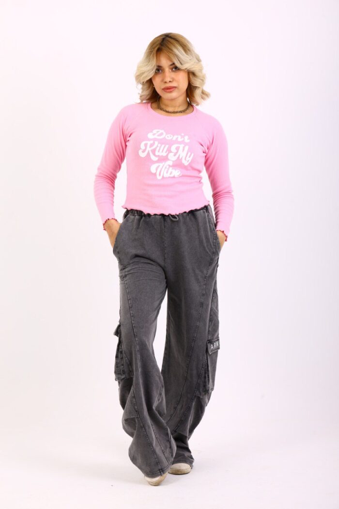 bagy wide leg washed sweatpant - Image 3