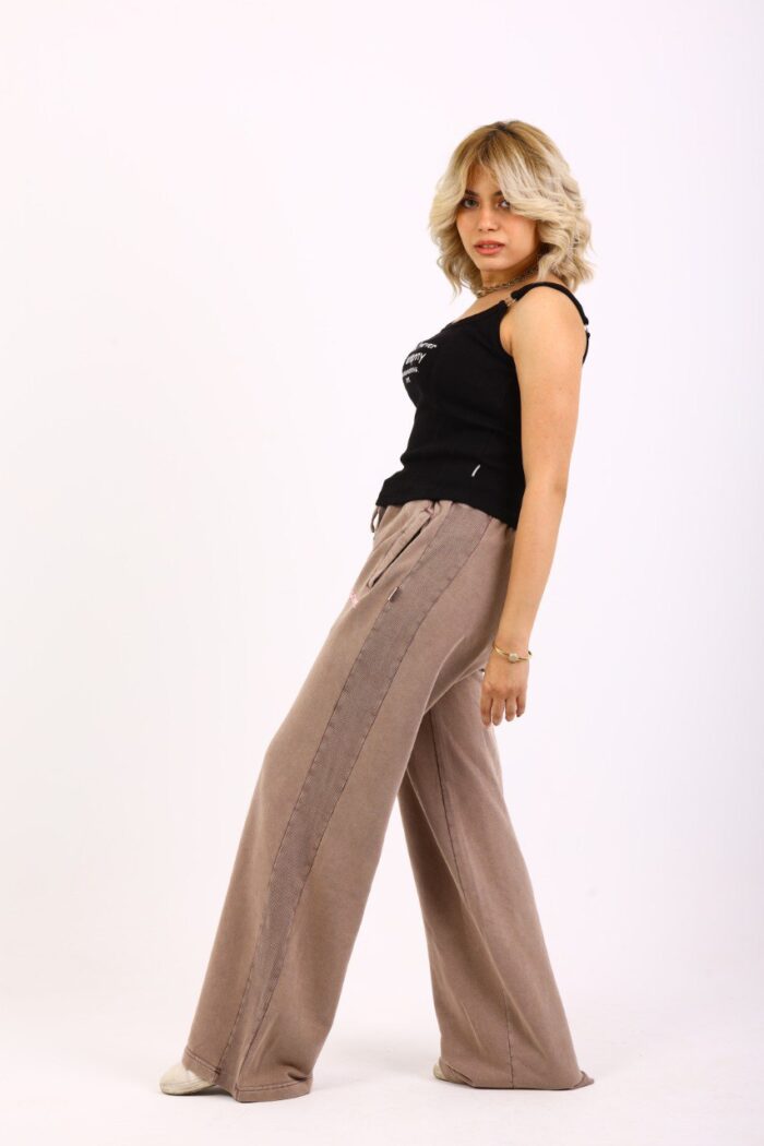 wide leg washed sweatpant - Image 4