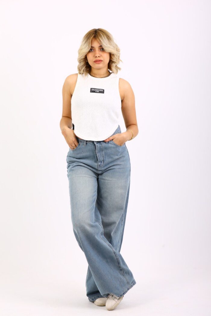 wide leg washed Jeans - Image 6