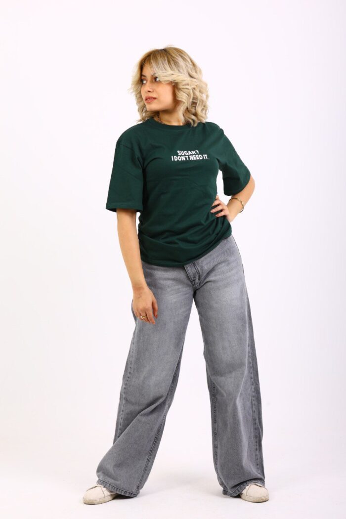 wide leg washed Gray Jeans - Image 6