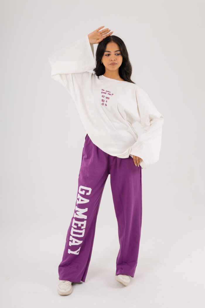 Wide Leg Gameday Sweatpants - Image 11