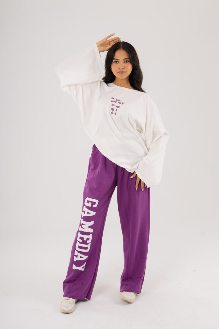 Wide Leg Gameday Sweatpants - Image 12
