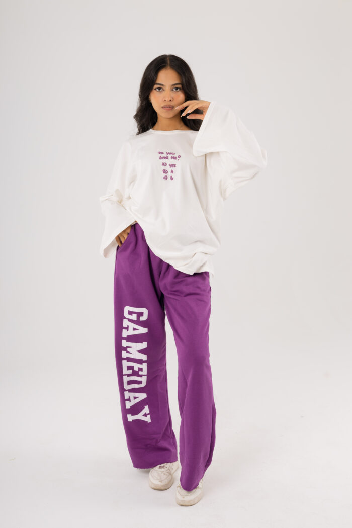 Wide Leg Gameday Sweatpants - Image 9