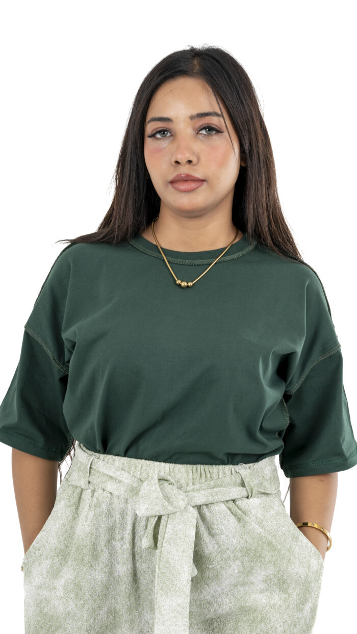 Basic Cropped T-Shirt - Image 8