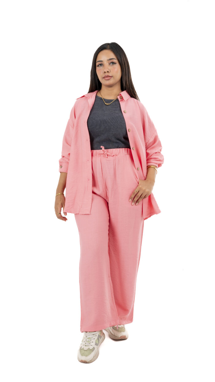 Basic Oversized Linen Set