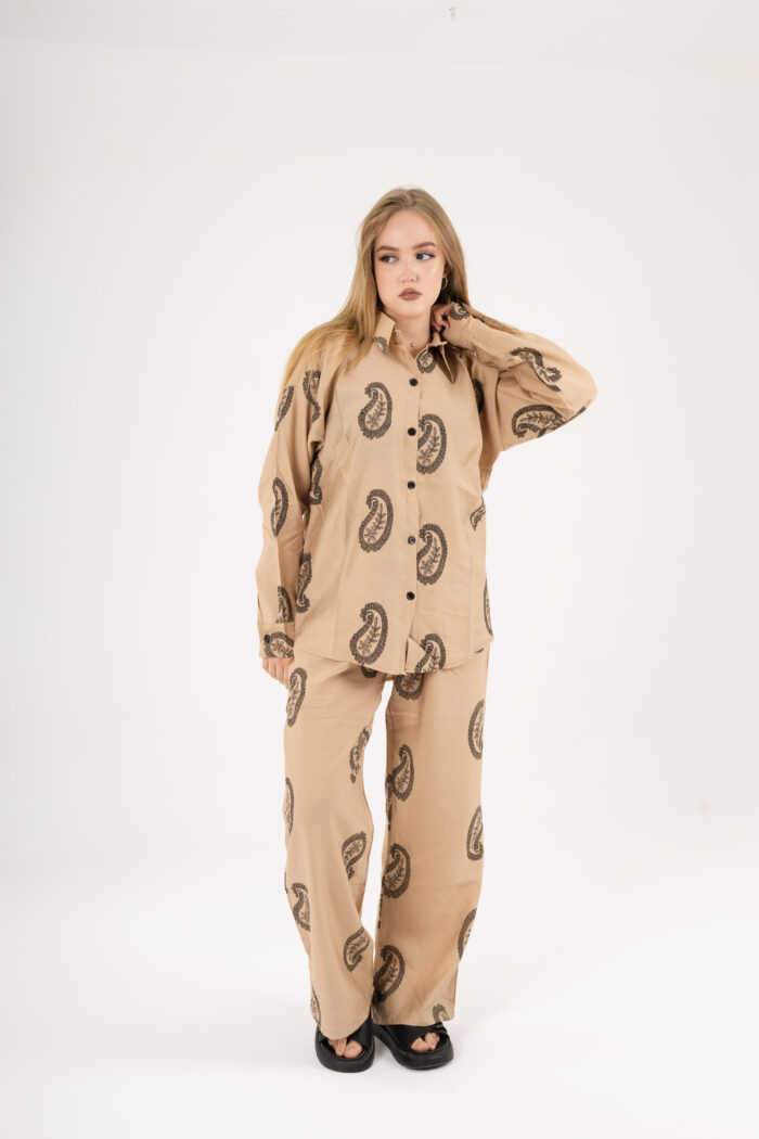Paisley printed linen set - Image 18