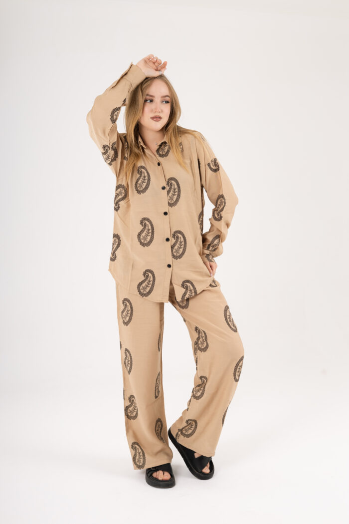 Paisley printed linen set - Image 20