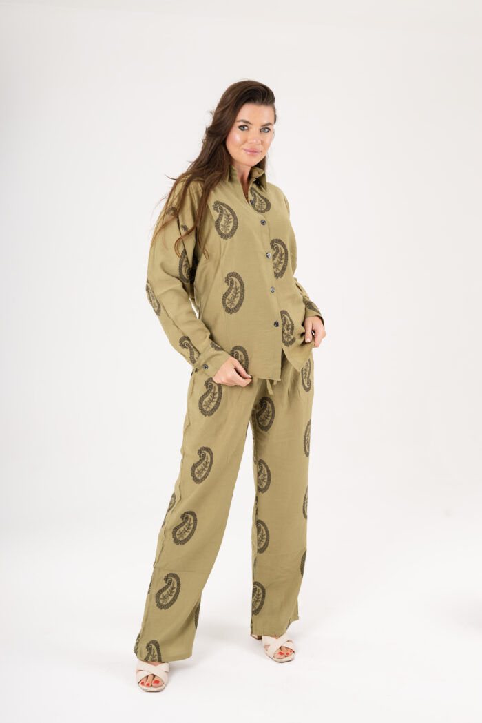Paisley printed linen set - Image 8