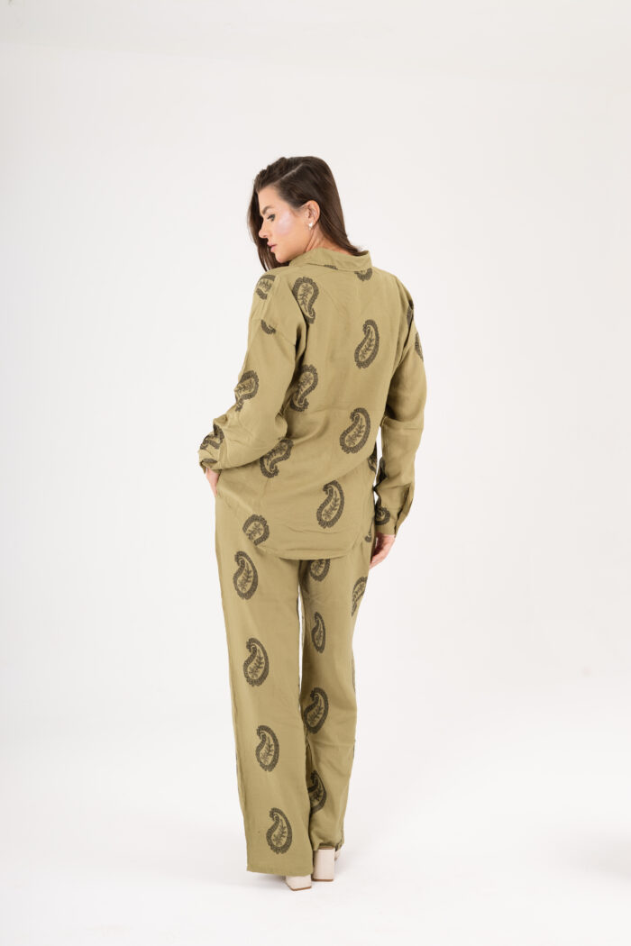 Paisley printed linen set - Image 7