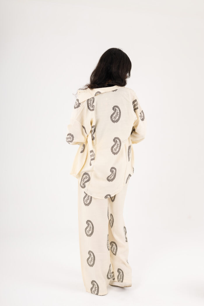 Paisley printed linen set - Image 12
