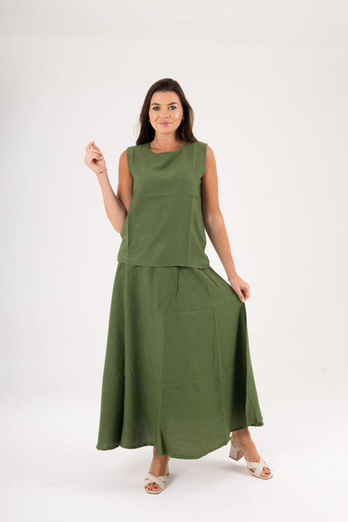 Su linen Skirt set - Image 3