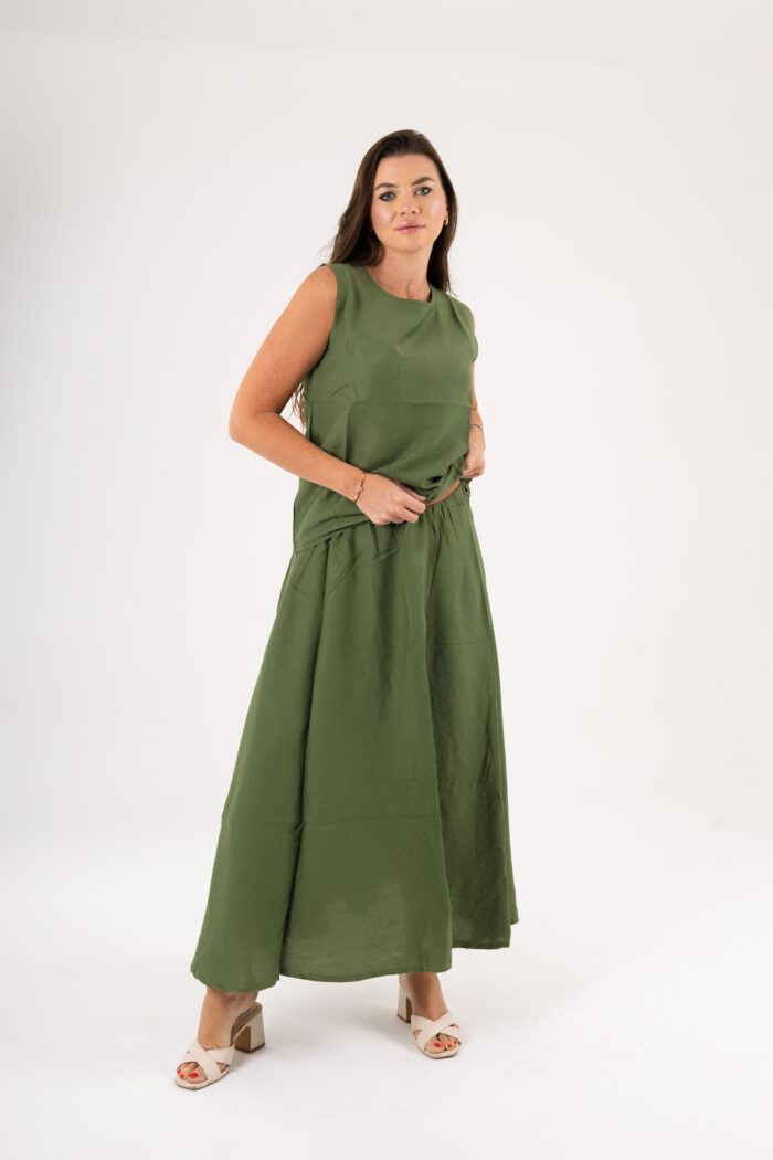 Su linen Skirt set - Image 7
