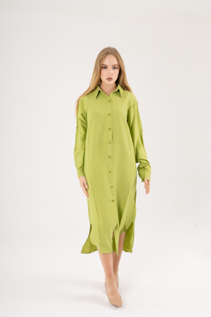 Long Shirt Dress linen - Image 28