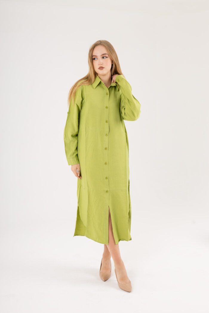 Long Shirt Dress linen - Image 29
